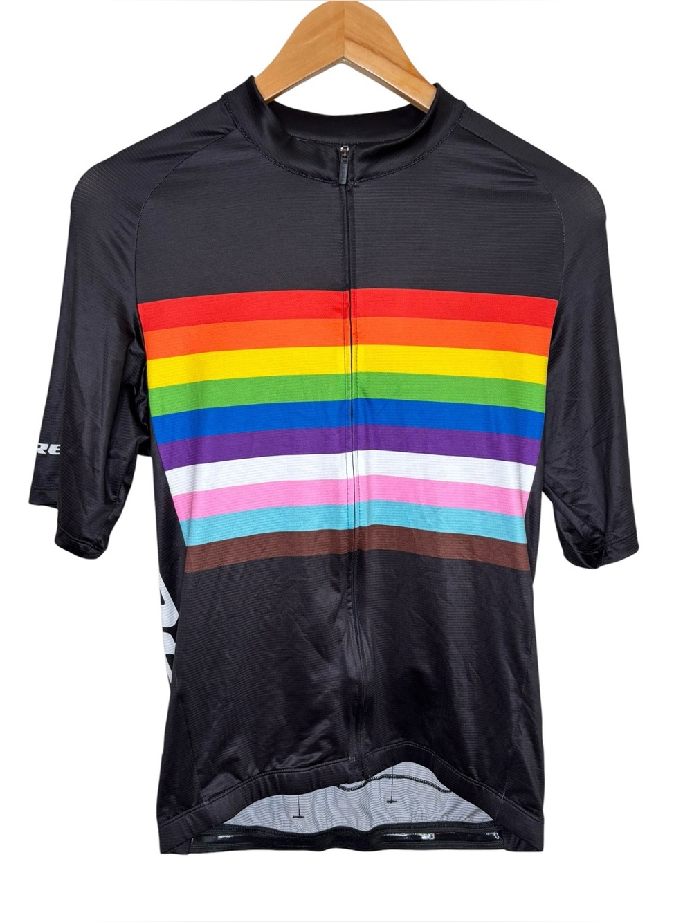 Trek cycling jersey zip up LGBTQ athletic moisture wicking shirt size medium